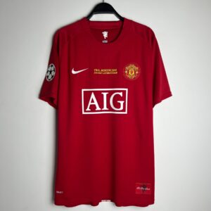 MANCHESTER UNITED 2007-08 HOME KIT RETRO