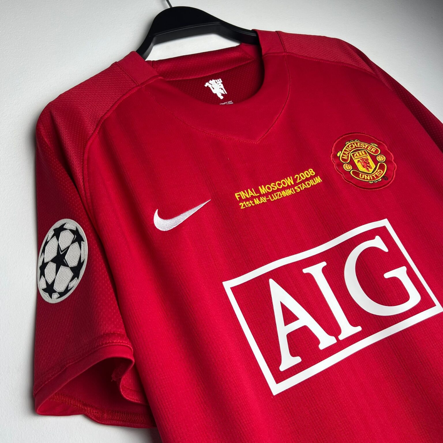 MANCHESTER UNITED 2007-08 HOME KIT RETRO - Image 3